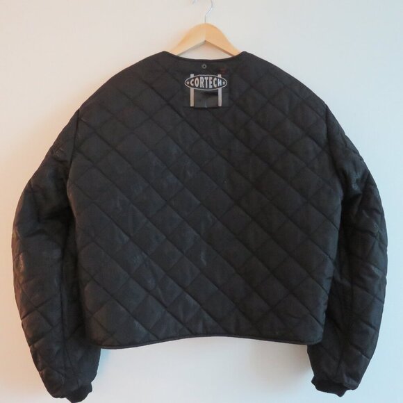 TOURMASTER Cortech Black Quilted Thinsulate Motorcycle Jacket - Men's Size L - Picture 8 of 13